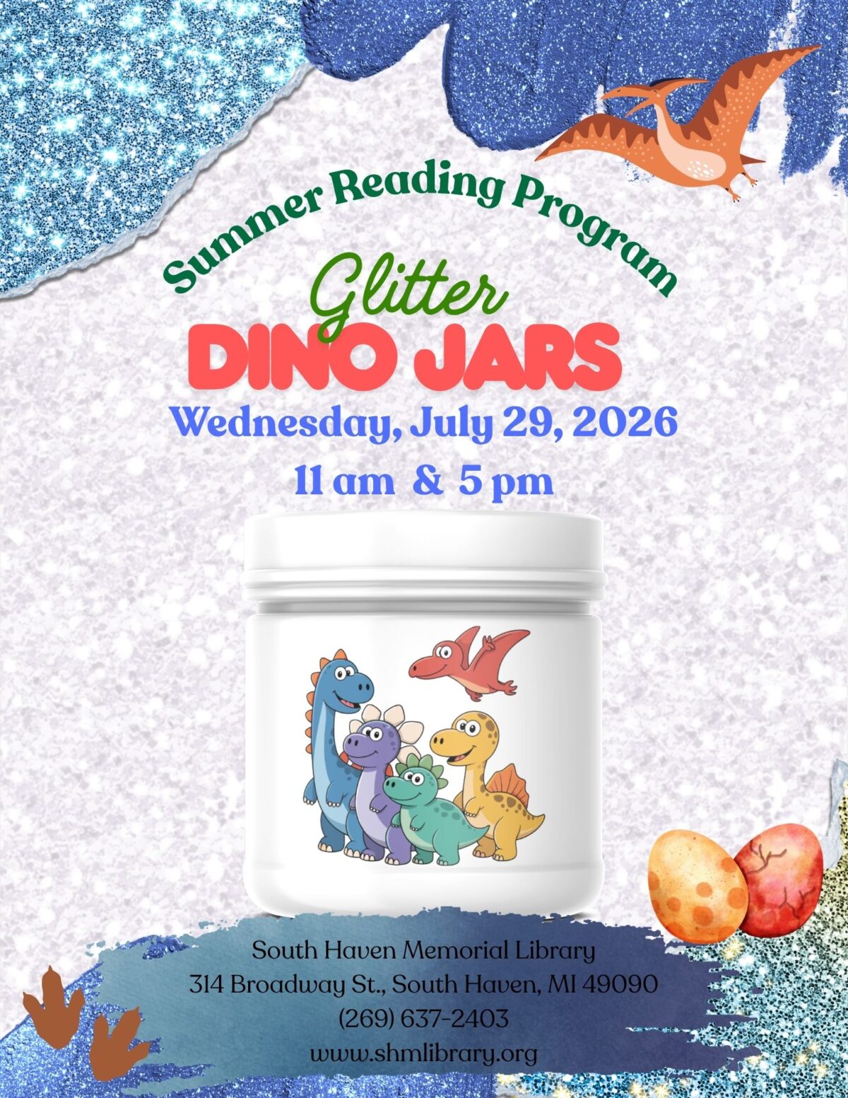 2026 srp glitter dino jars 7 29 2026 flyer