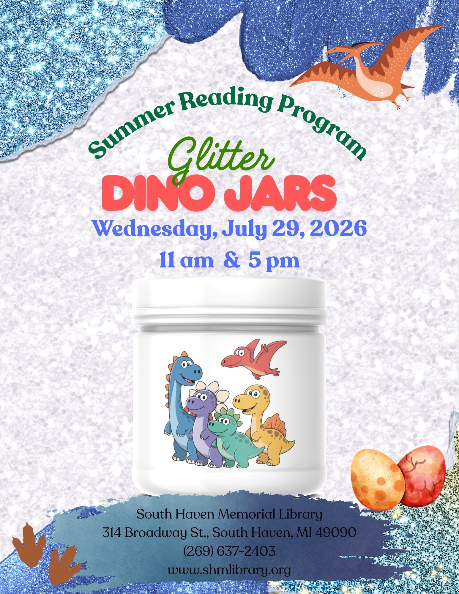2026 srp glitter dino jars 7 29 2026 flyer