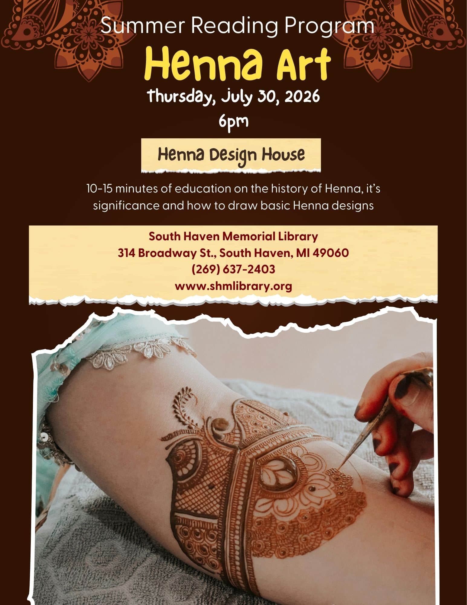 2026 srp henna art 7 30 2026 flyer
