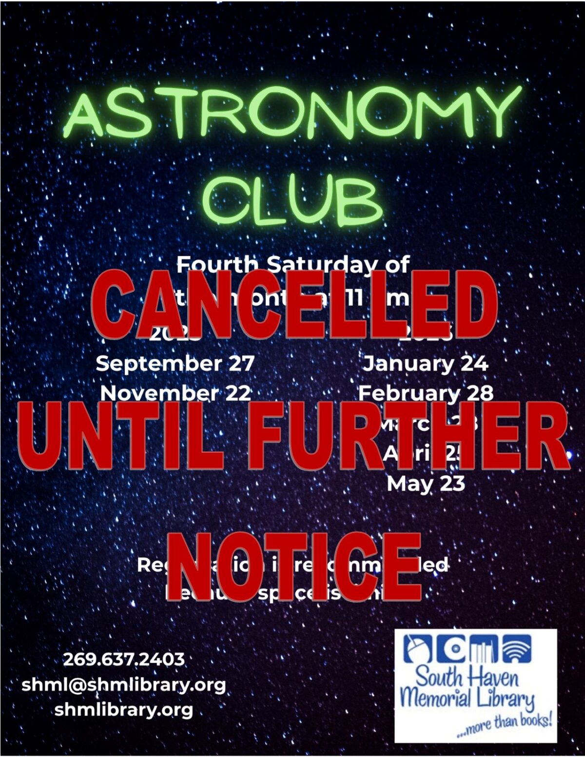 astronomy club 25 26 updated cancelled 10 31 2025