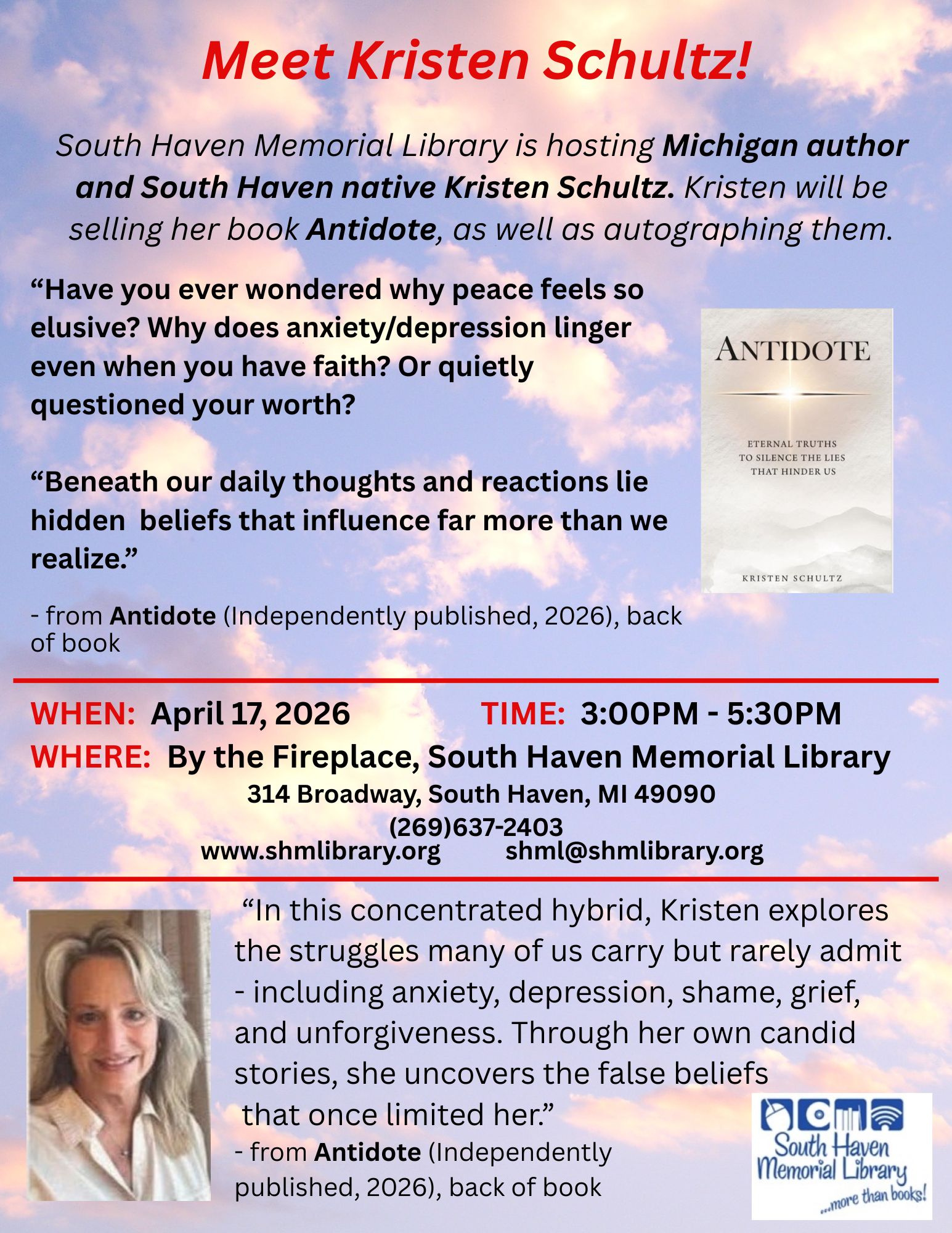 Author Kristen Schultz