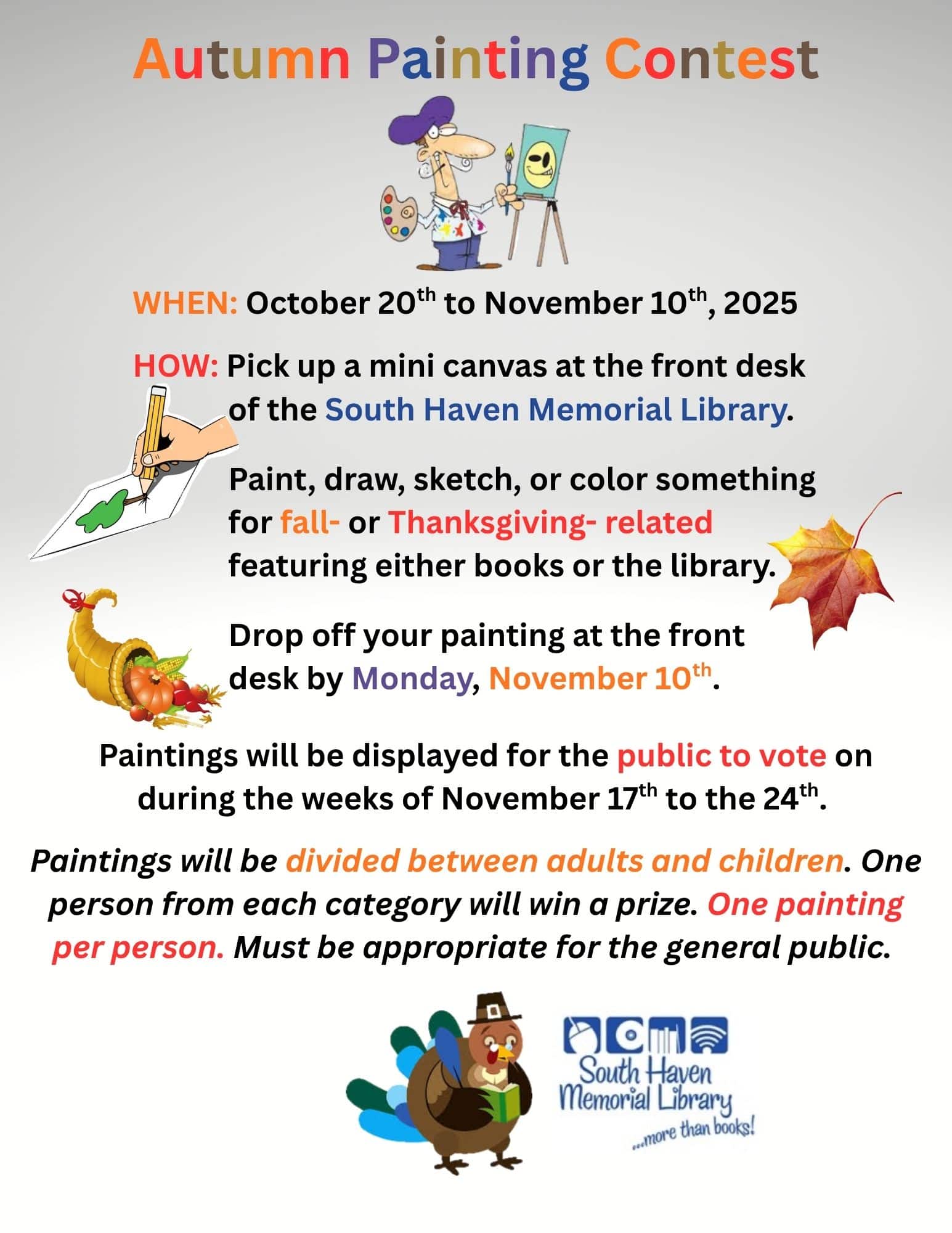 autumn painting contest