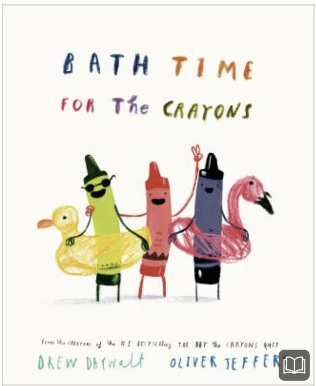 bath time for the crayons