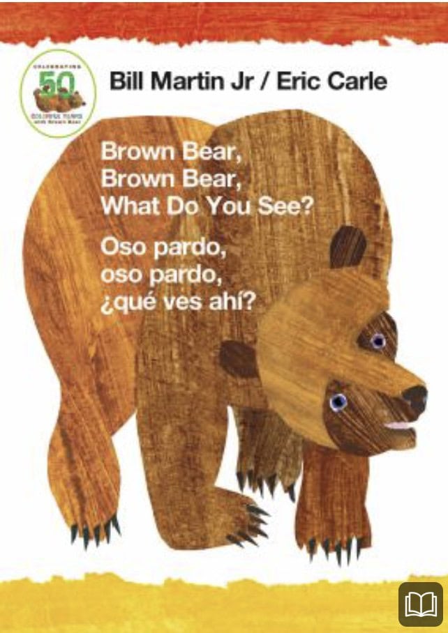 brown bear, brown bear, what do you see bilingual