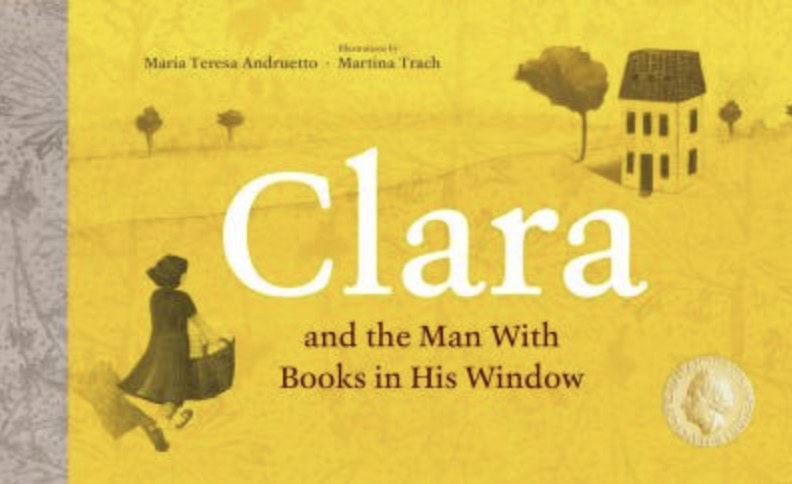 clara and the man with books in his window