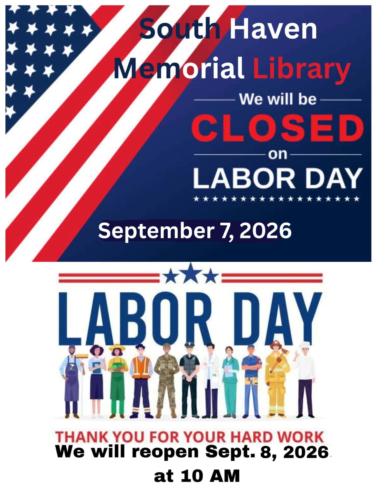 closed labor day