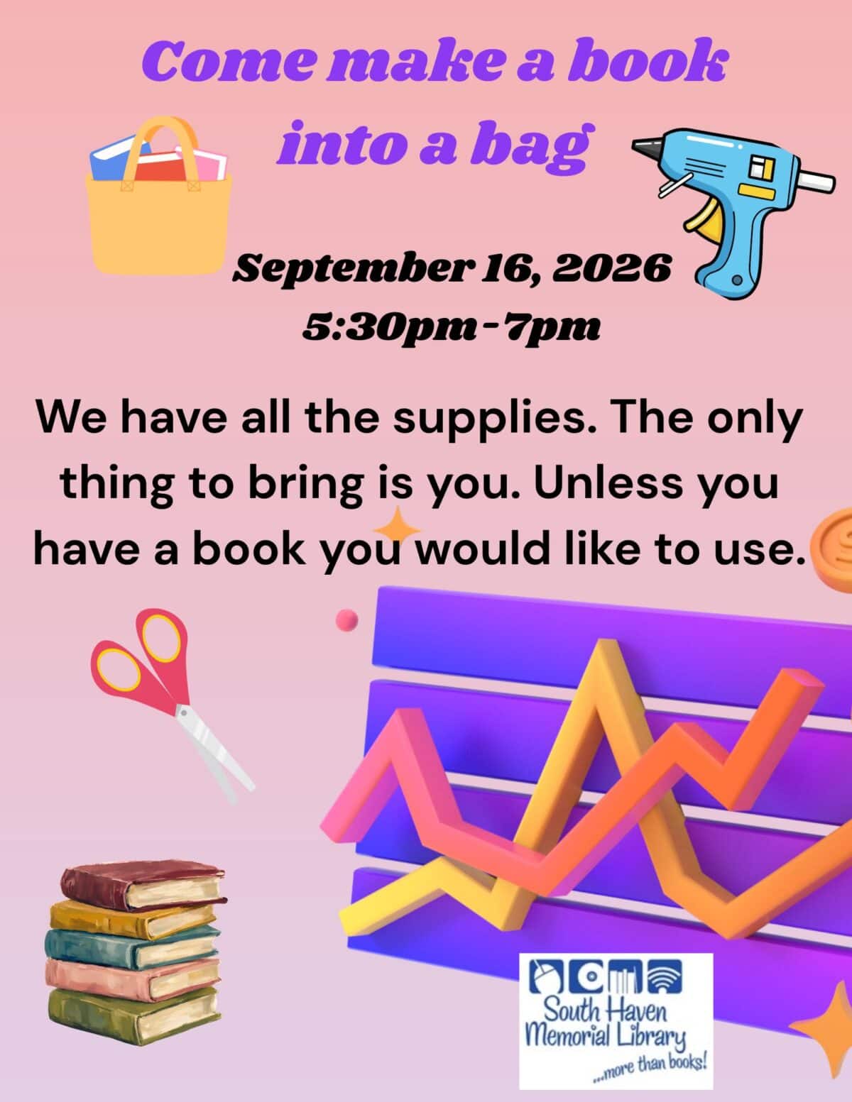 come make a book into a bag 9 16 2026