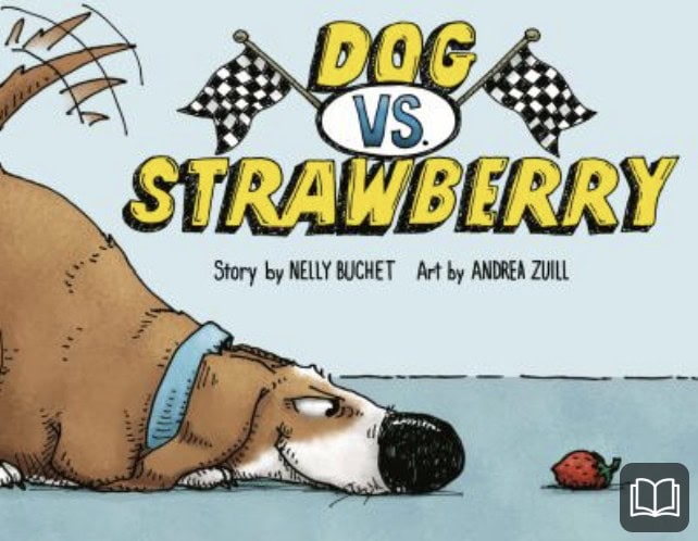dog vs. strawberry