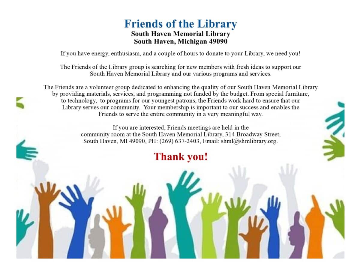 friends of the library ad 2024