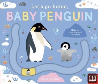 let's go home baby penguin