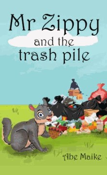 mr. zippy and the trash pile