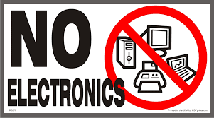 no electronics image