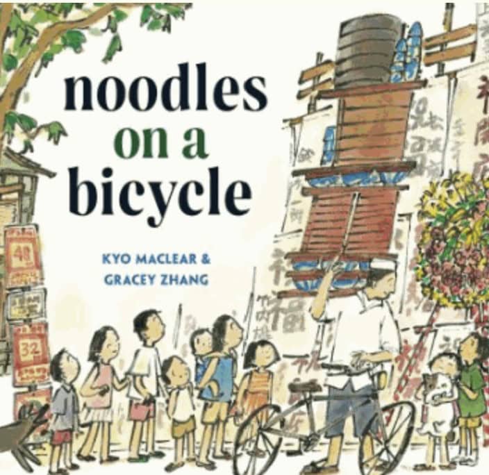 noodles on a bicycle