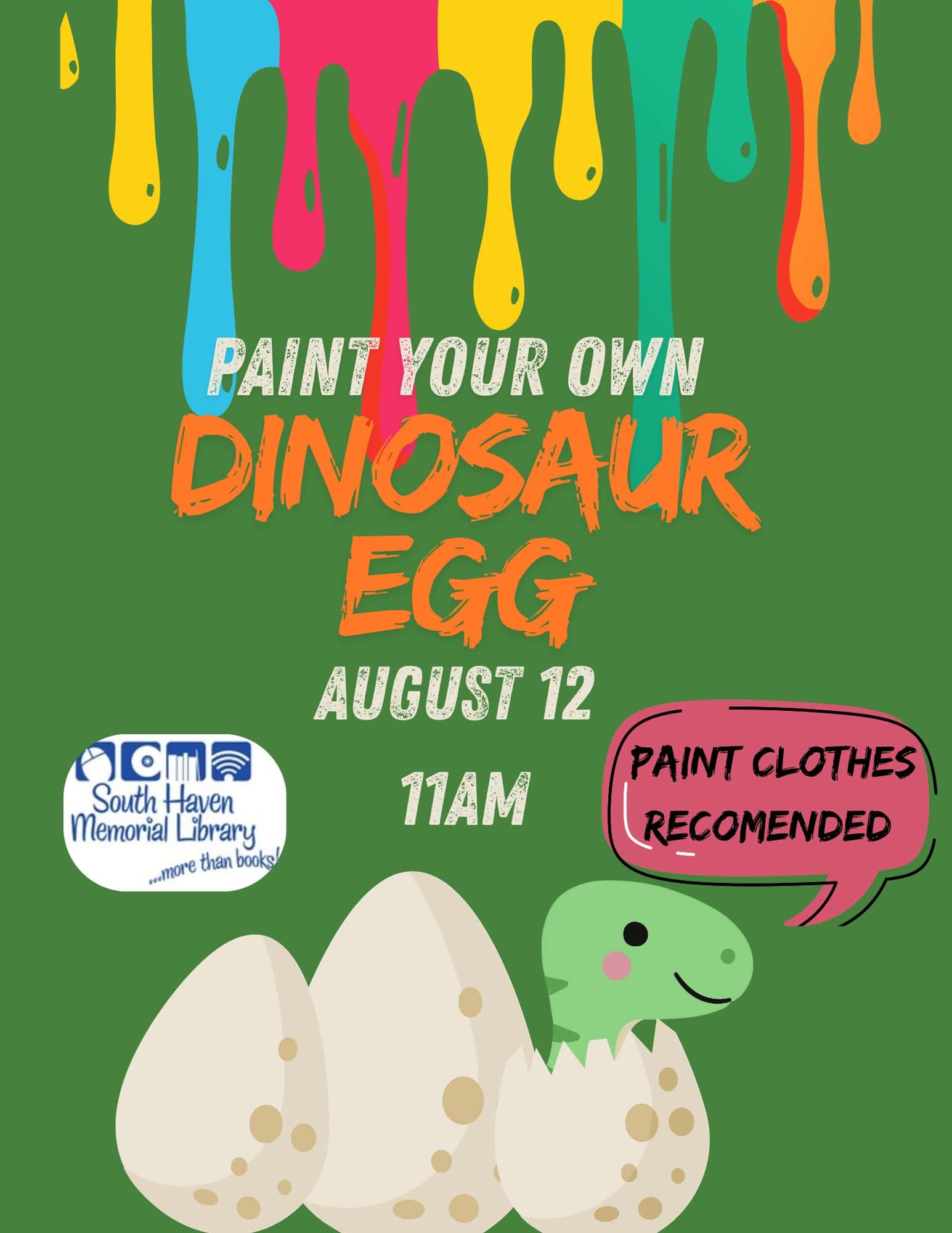 Paint Your Own Dinosaur Egg
