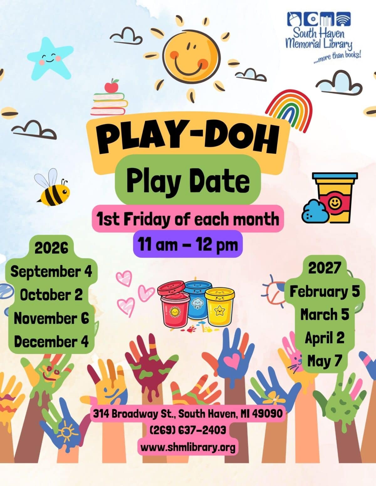 play doh play date 2026 2027 flyer