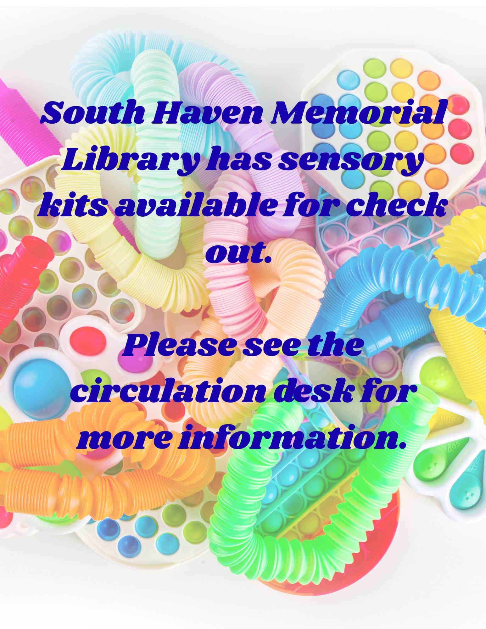 shml has sensory kits available 5 18 2026