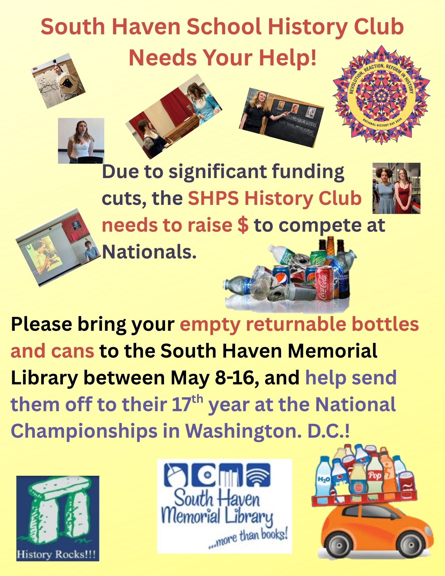 SHPS History Club - Help