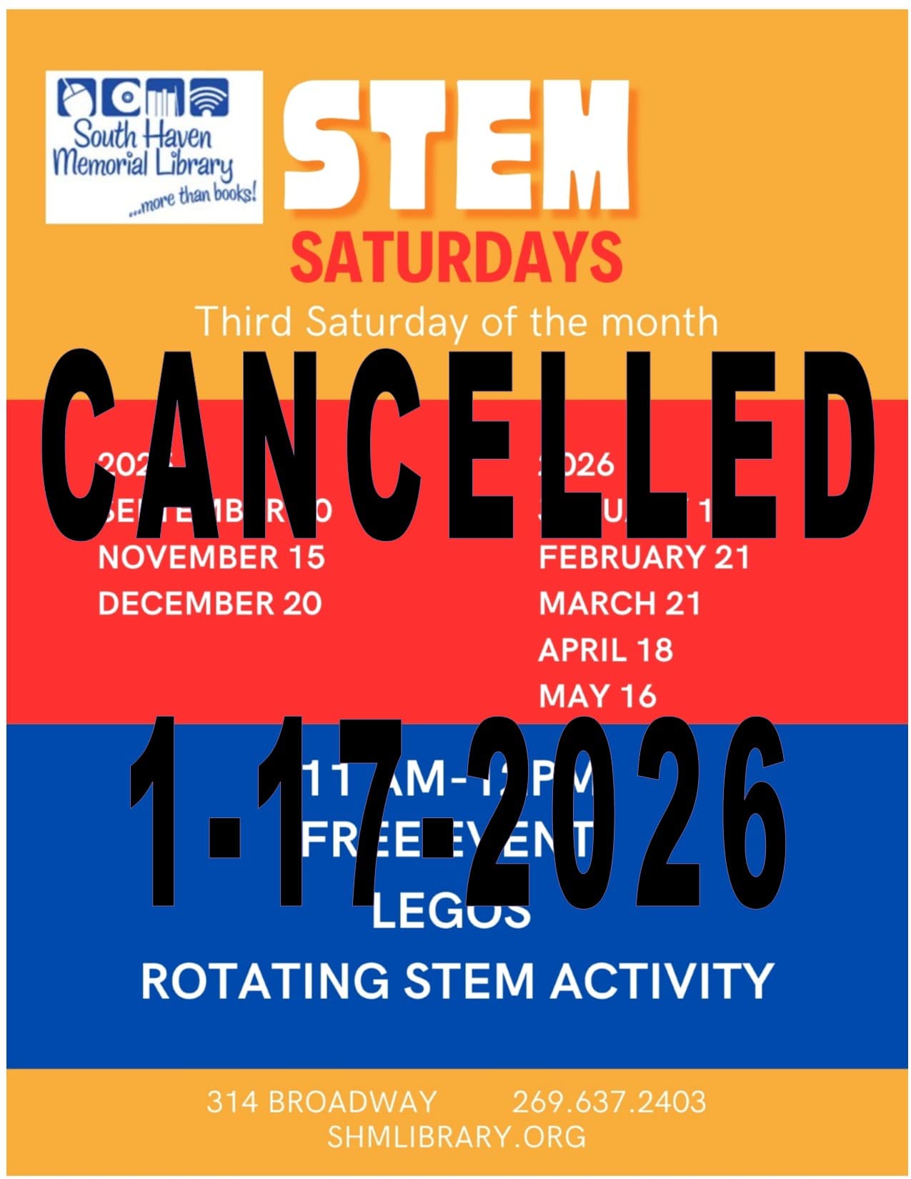 stem cancelled 1 17 2026