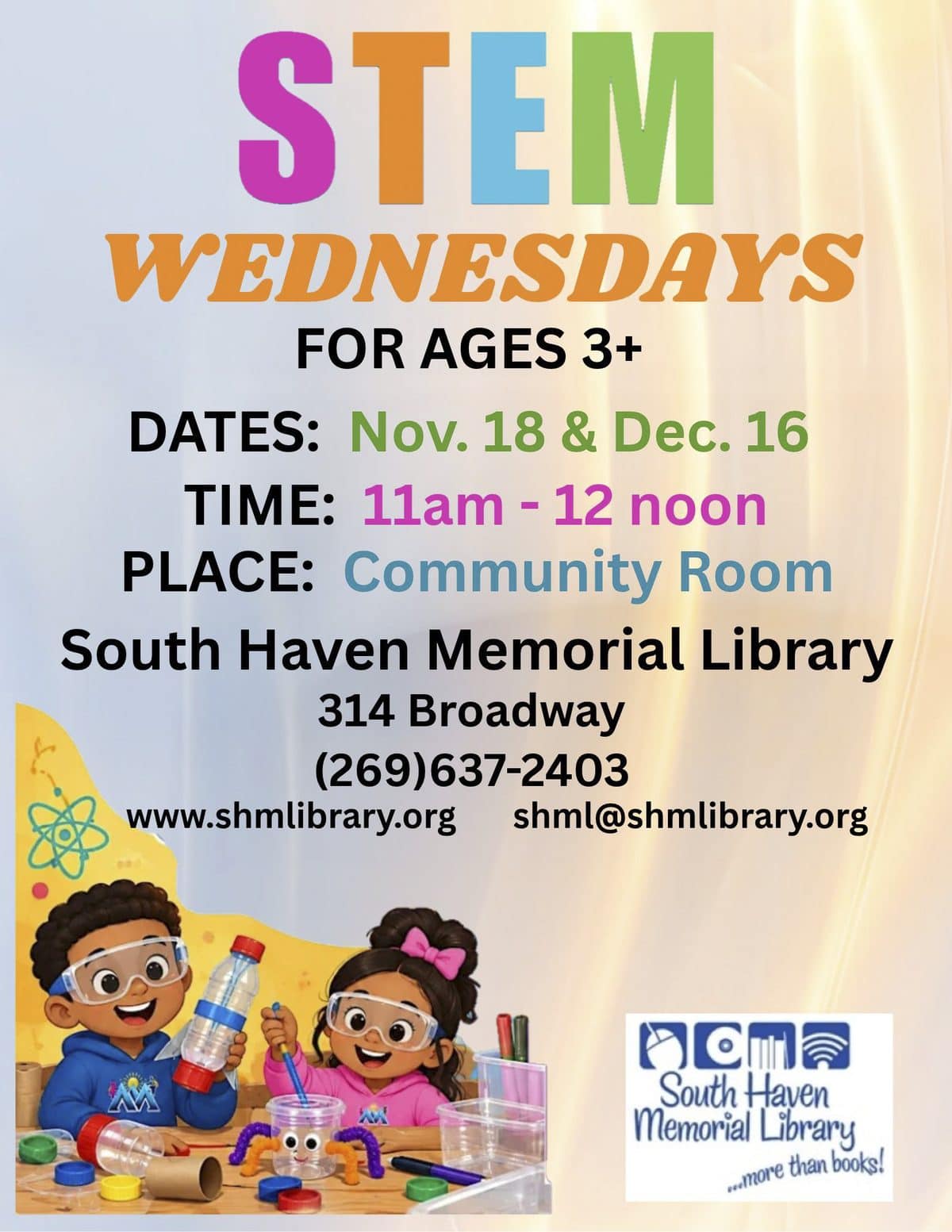 stem wednesdays 11 18 & 12 16 2026