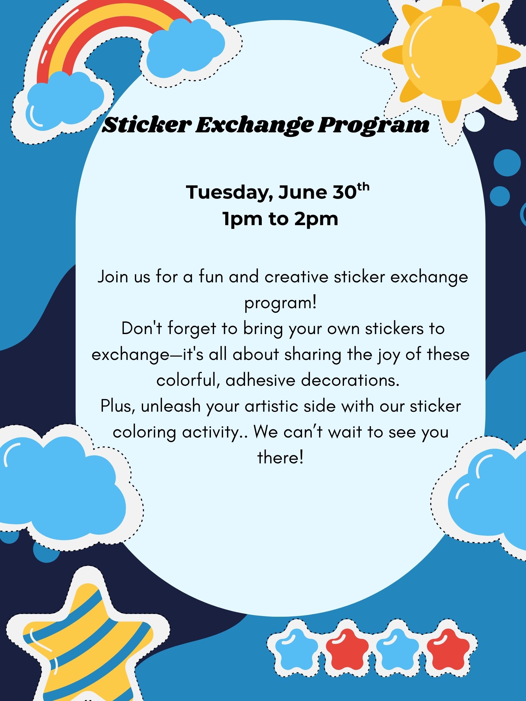 sticker exchange program