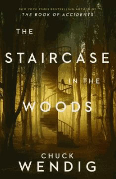 the staircase in the woods