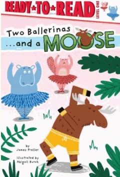 two ballerinas and a moose