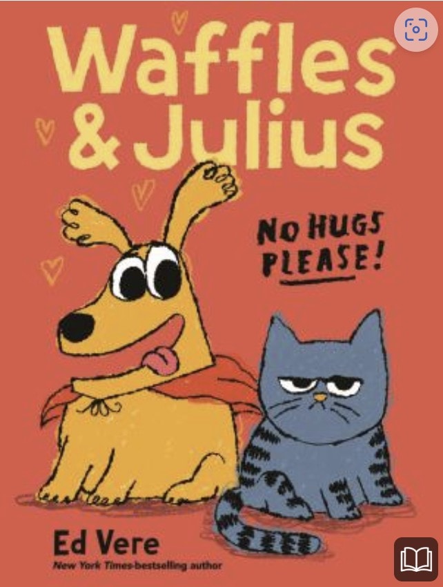 waffles & julius no hugs please!